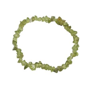 Olivin Edelsteinarmband