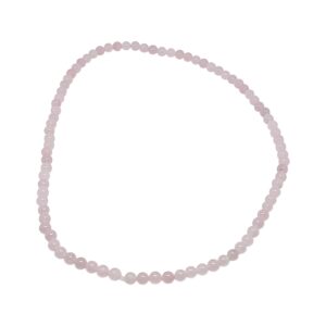 Rosenquarz Edelsteinhalskette