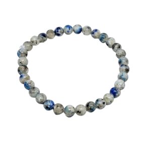 Granit mit Azurit Edelsteinarmband