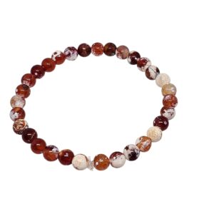 Feuerachat Edelsteinarmband