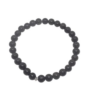 Rauch Obsidian Edelsteinarmband