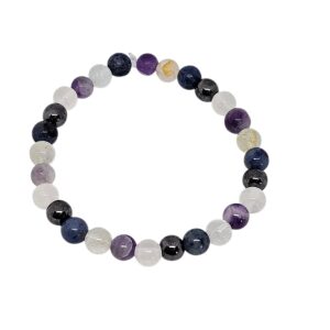 Energetischer Begleiter für den Schlaf Edelsteinarmband