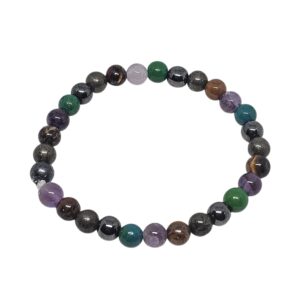 Energetischer Begleiter bei Eisenmangel Edelsteinarmband