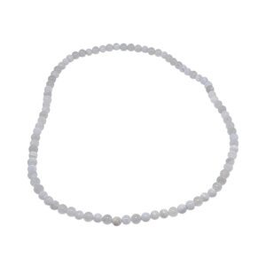 Chalcedon Blau Edelsteinhalskette