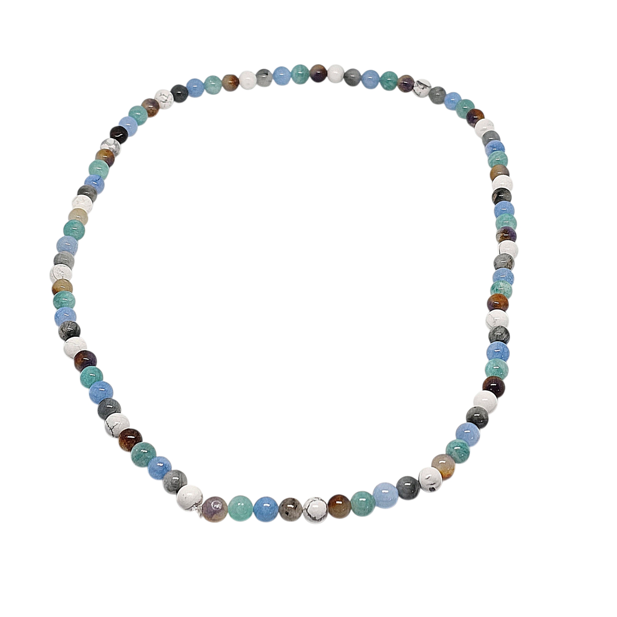 Energetischer Begleiter bei Nervosität Edelsteinhalskette