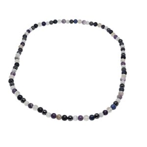 Energetischer Begleiter für den Schlaf Edelsteinhalskette