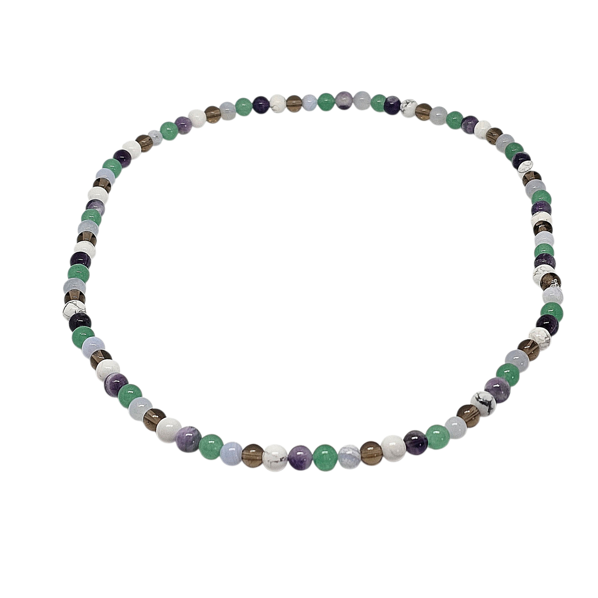 Energetischer Begleiter für die Entspannung Edelsteinhalskette