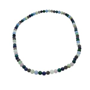 Energetischer Begleiter bei Blutdruck-Themen Edelsteinhalskette