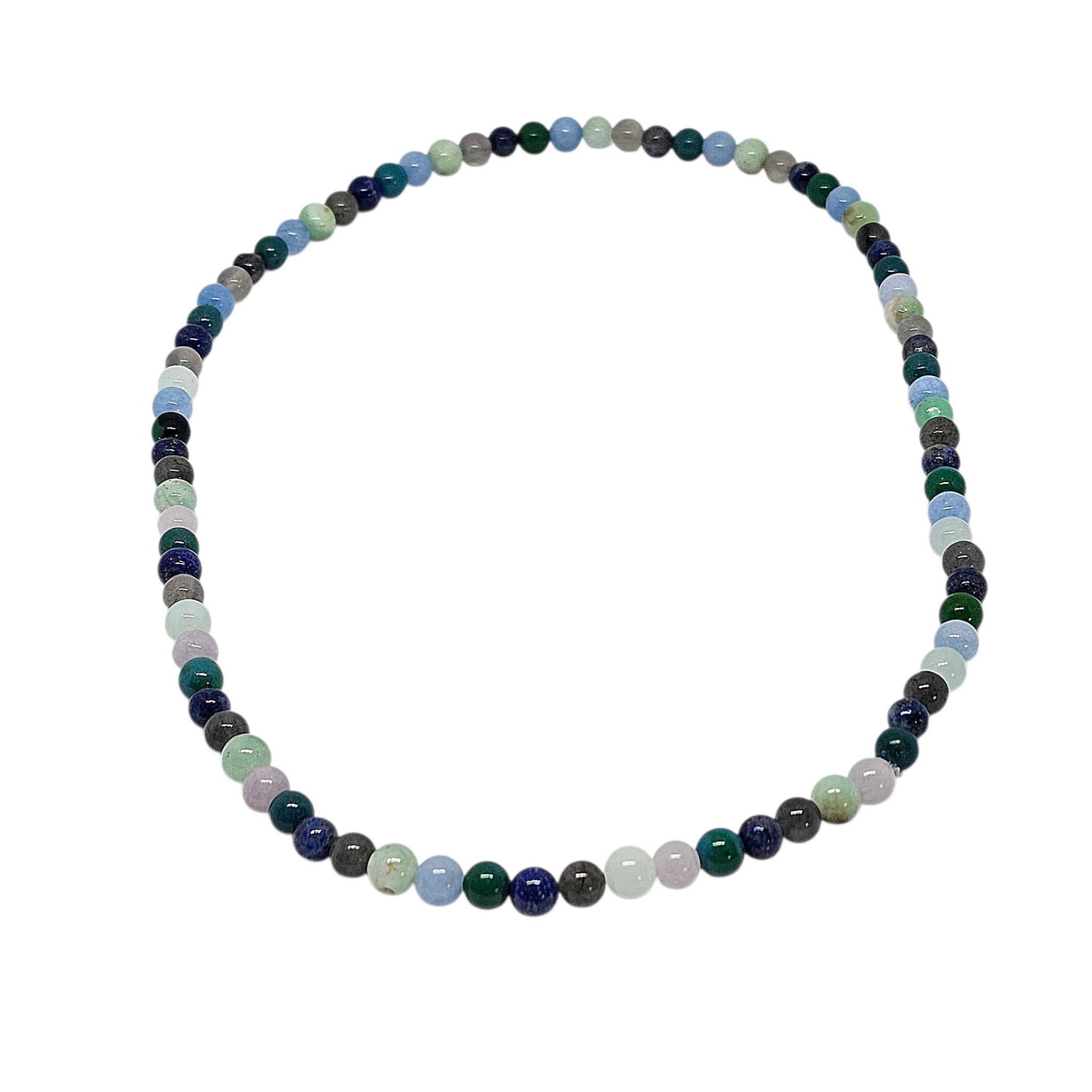 Energetischer Begleiter bei Blutdruck-Themen Edelsteinhalskette