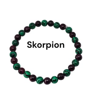 Skorpion Edelsteinarmband