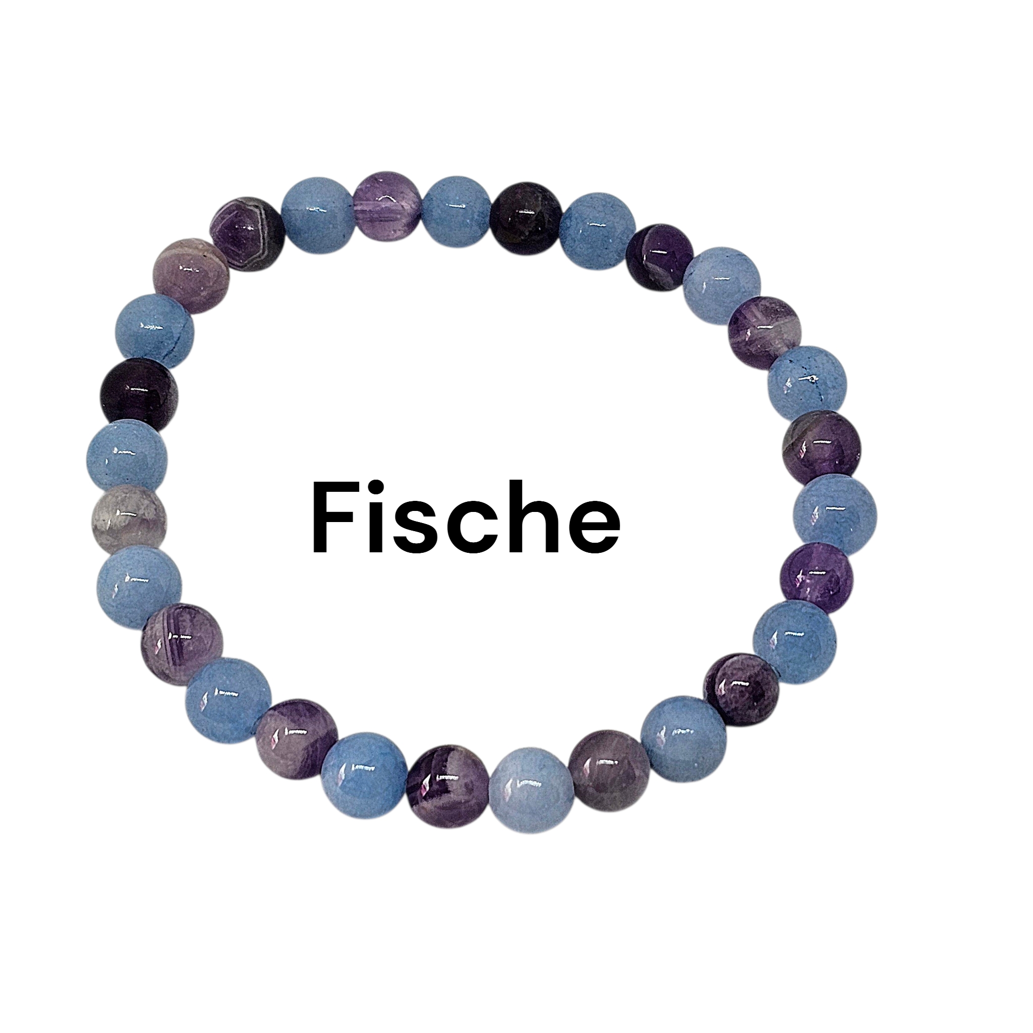 Fische Edelsteinarmband
