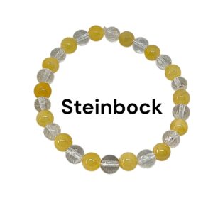 Steinbock Edelsteinarmband