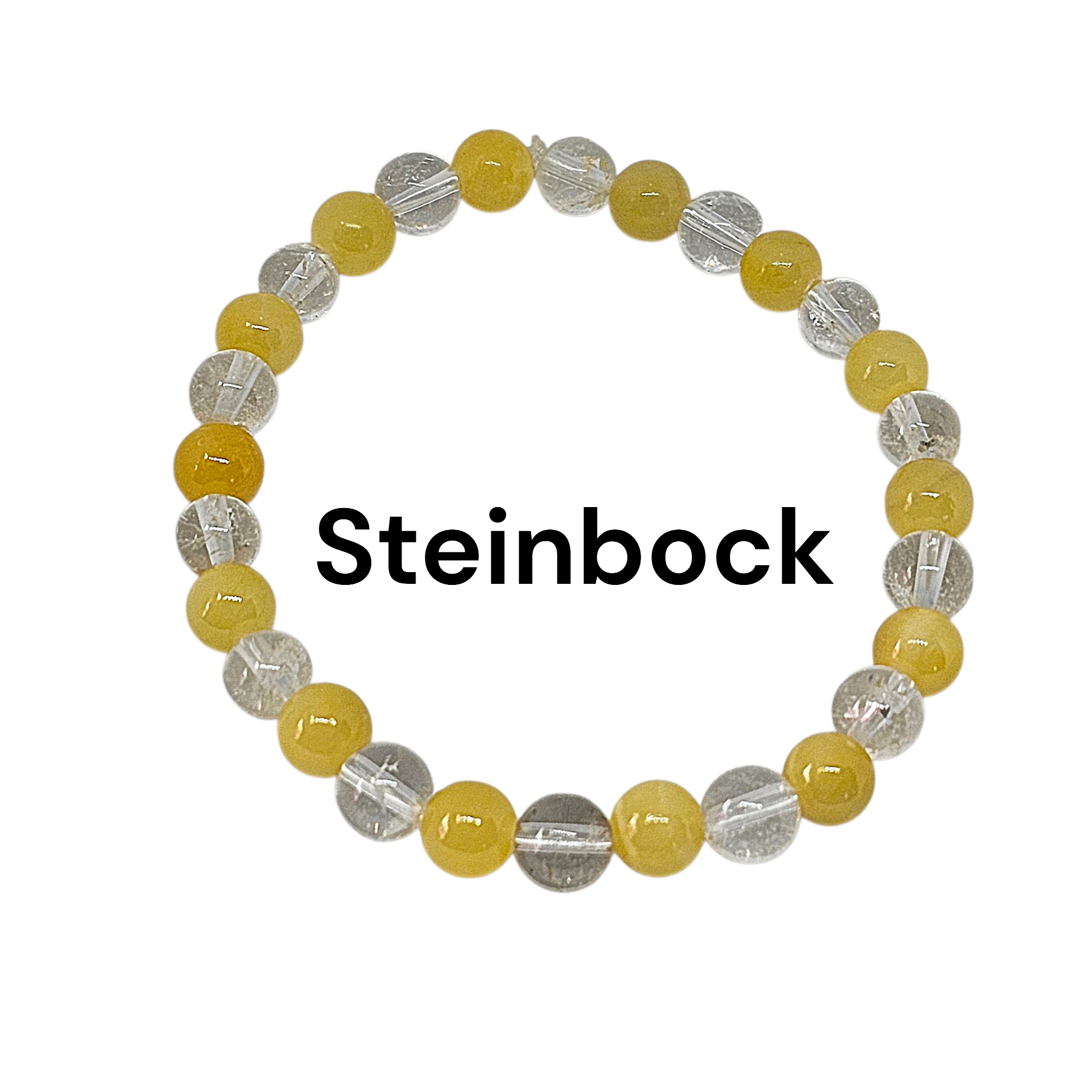 Steinbock Edelsteinarmband