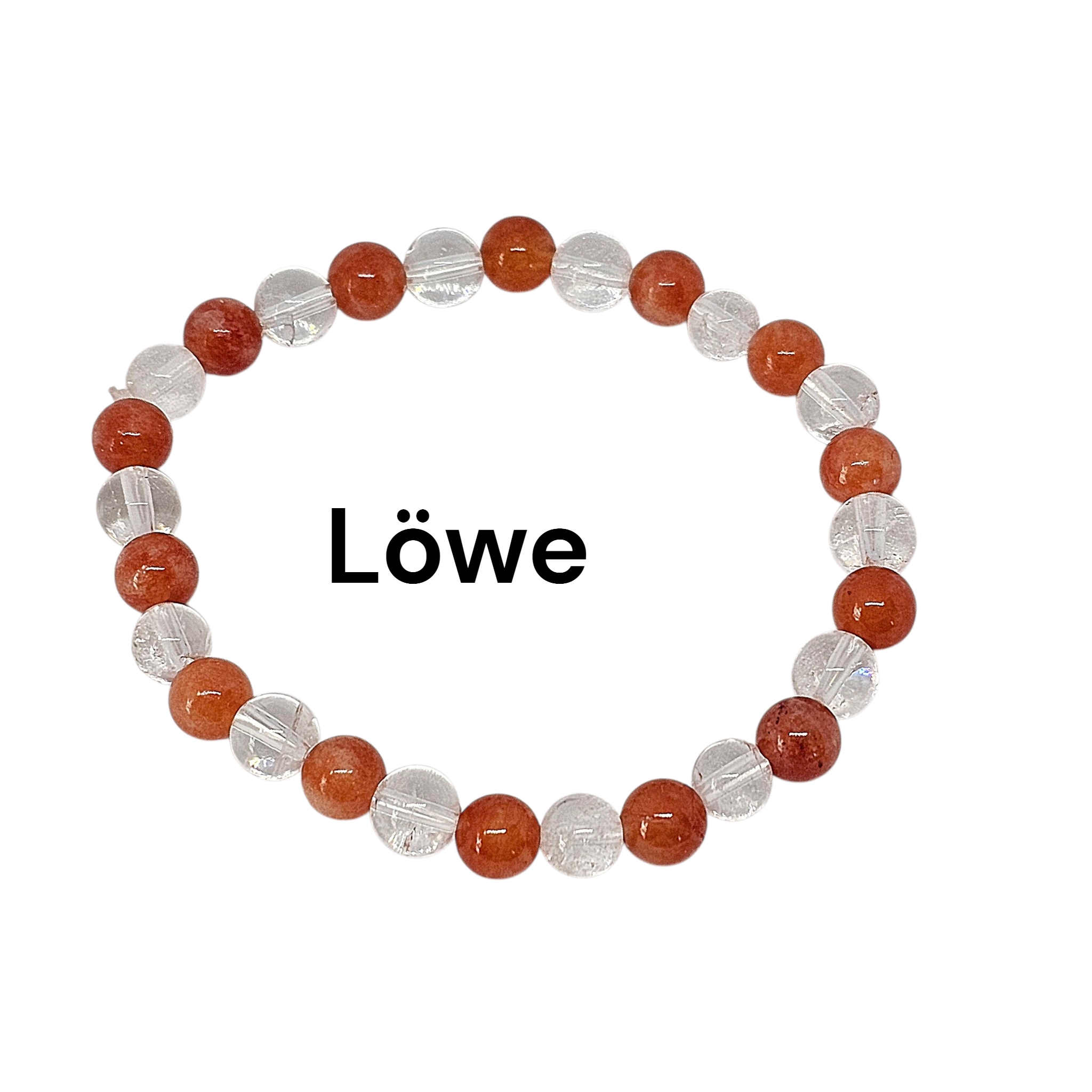 Löwe Edelsteinarmband