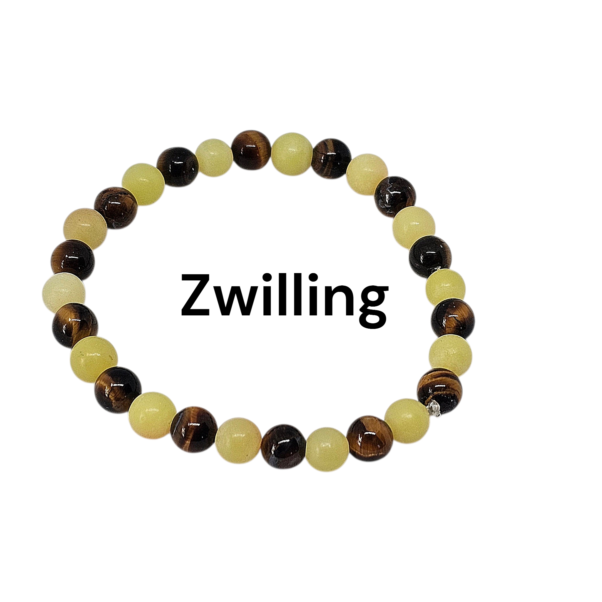 Zwillinge Edelsteinarmband